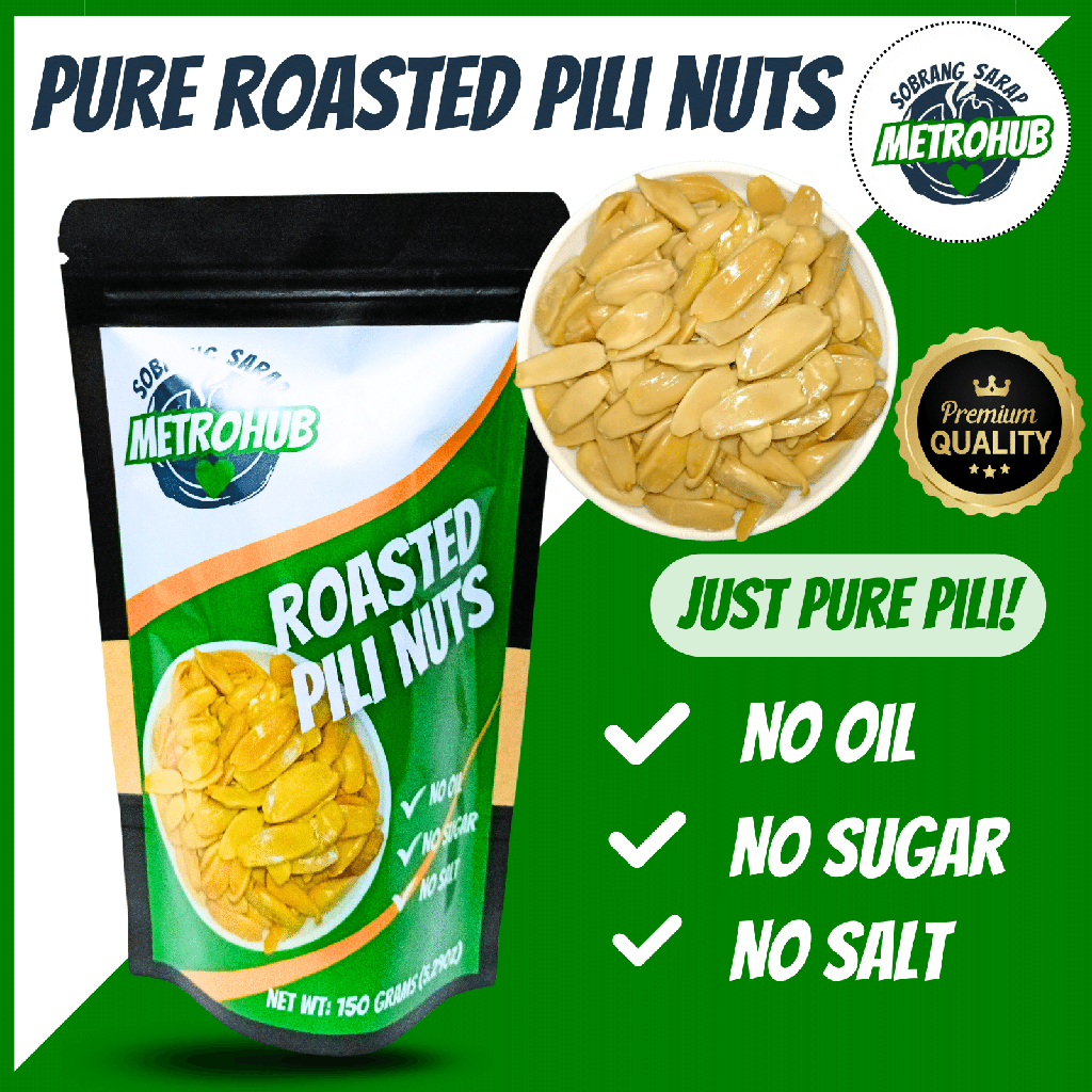 Roasted Pili Nuts in a Pouch