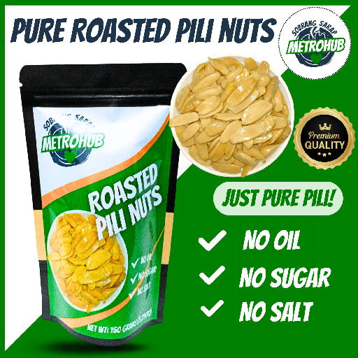 Roasted Pili Nuts in a Pouch